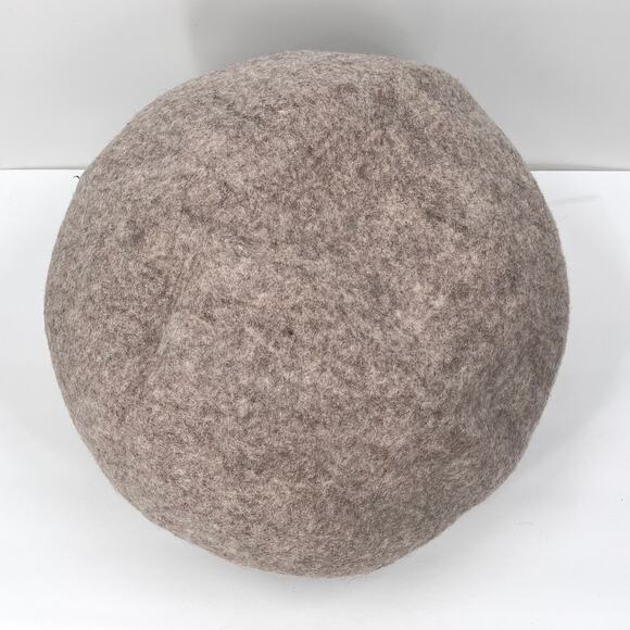 Wool Felt Cat Cave Bed Nap Cocoon Oatmeal Tan Branch Star Pattern NEW - Picture 8 of 10